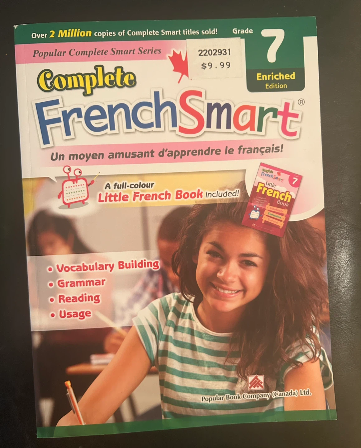 Complete FrenchSmart Grade 7 Book with Little French Book