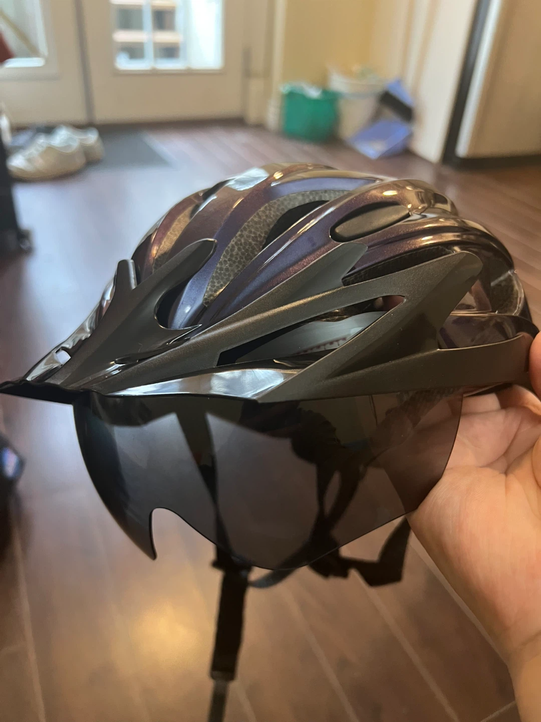 Rockbros Cycling Helmet with Visor - photo 2