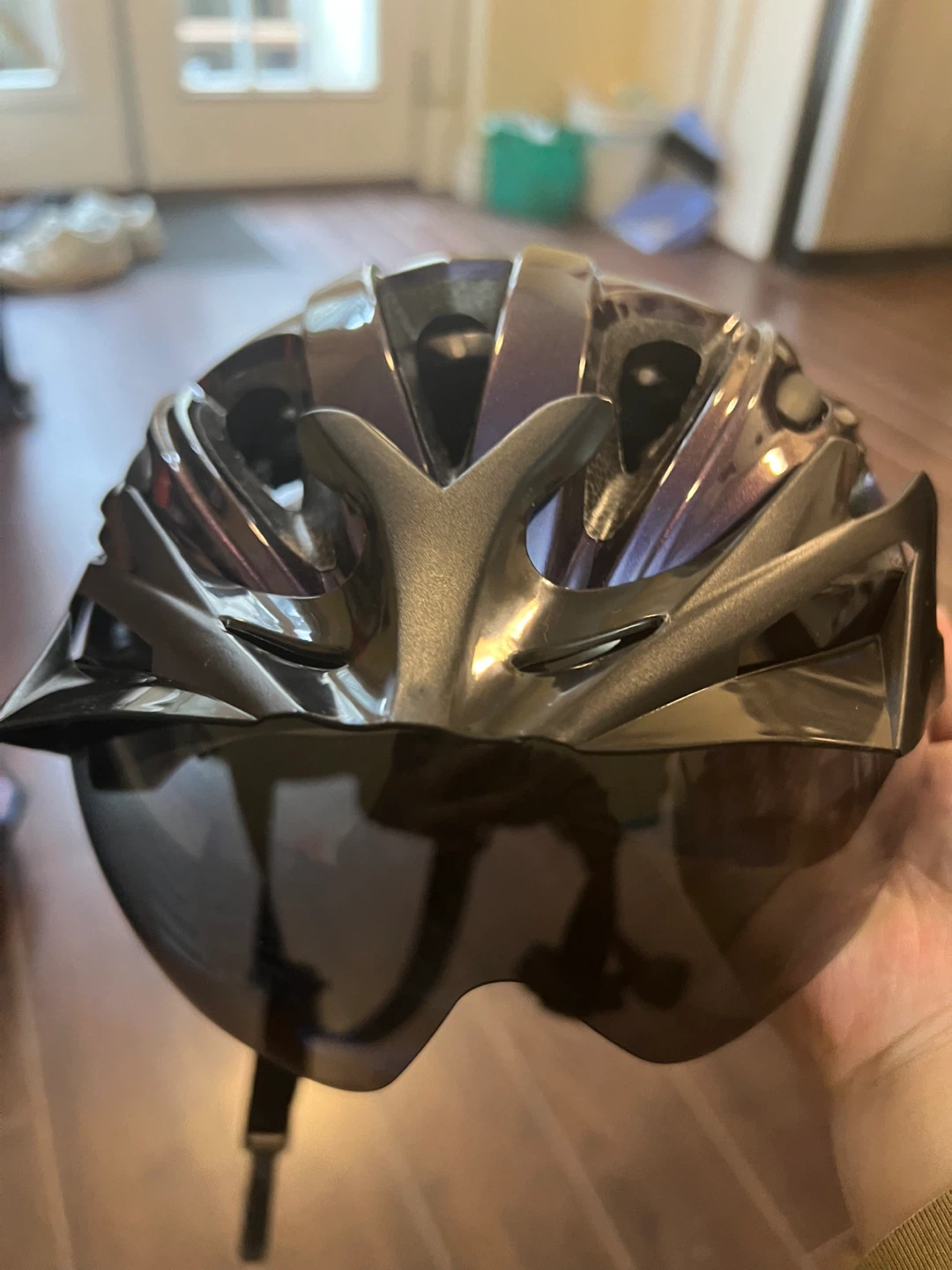 Rockbros Cycling Helmet with Visor - photo 3