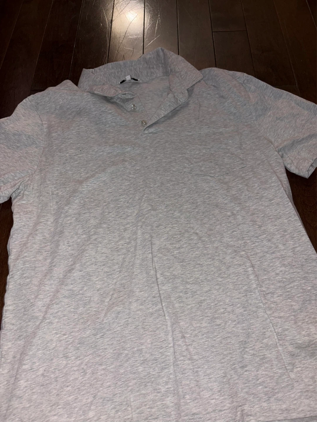REISS Men's Grey Egyptian Cotton Polo Shirt - XL