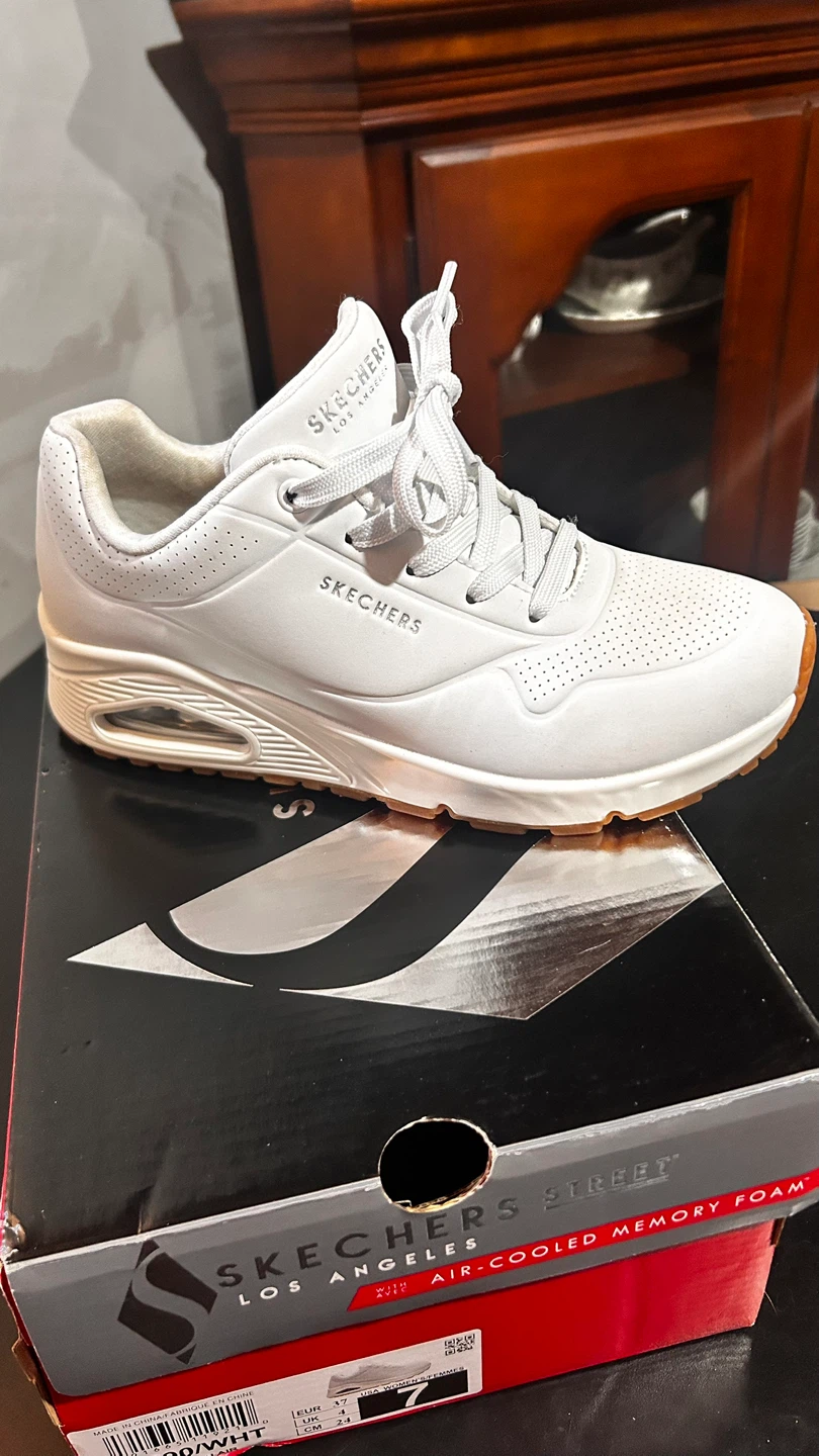 Skechers Street White Air-Cooled Memory Foam Sneakers - photo 2