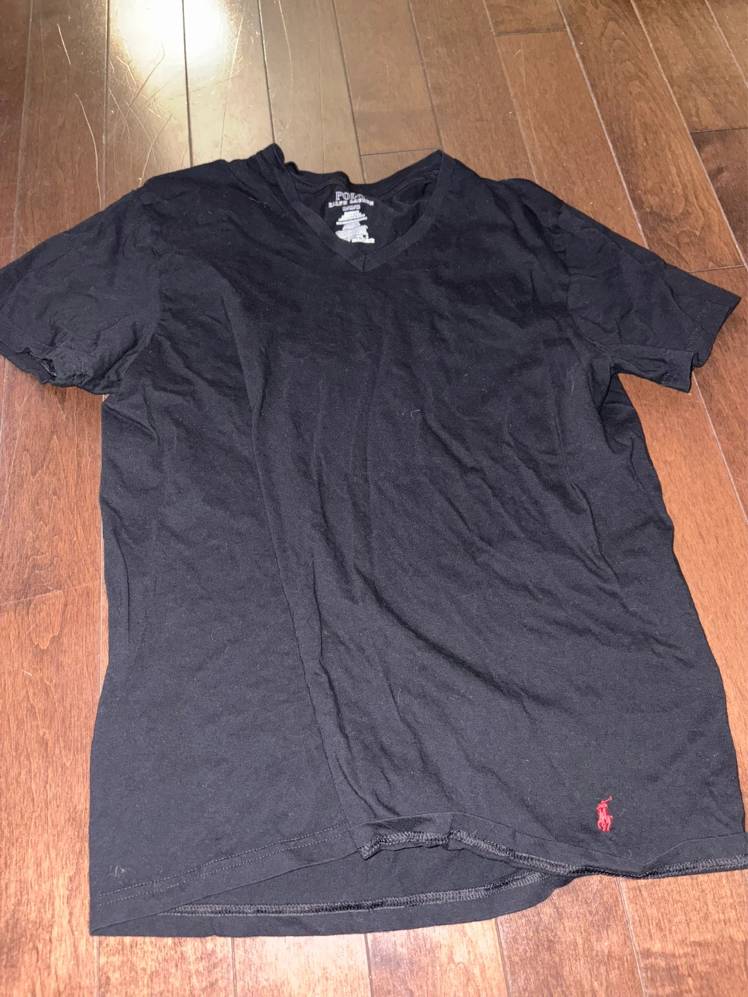 Polo Ralph Lauren Black V-Neck T-Shirt
