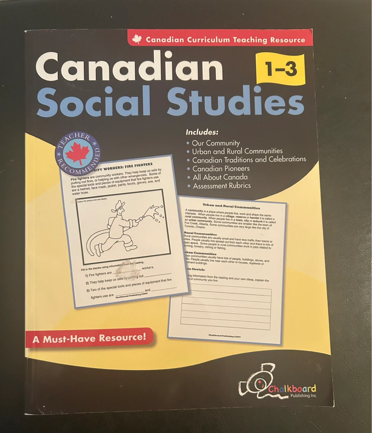 Canadian Social Studies 1-3 Teaching Resource Book