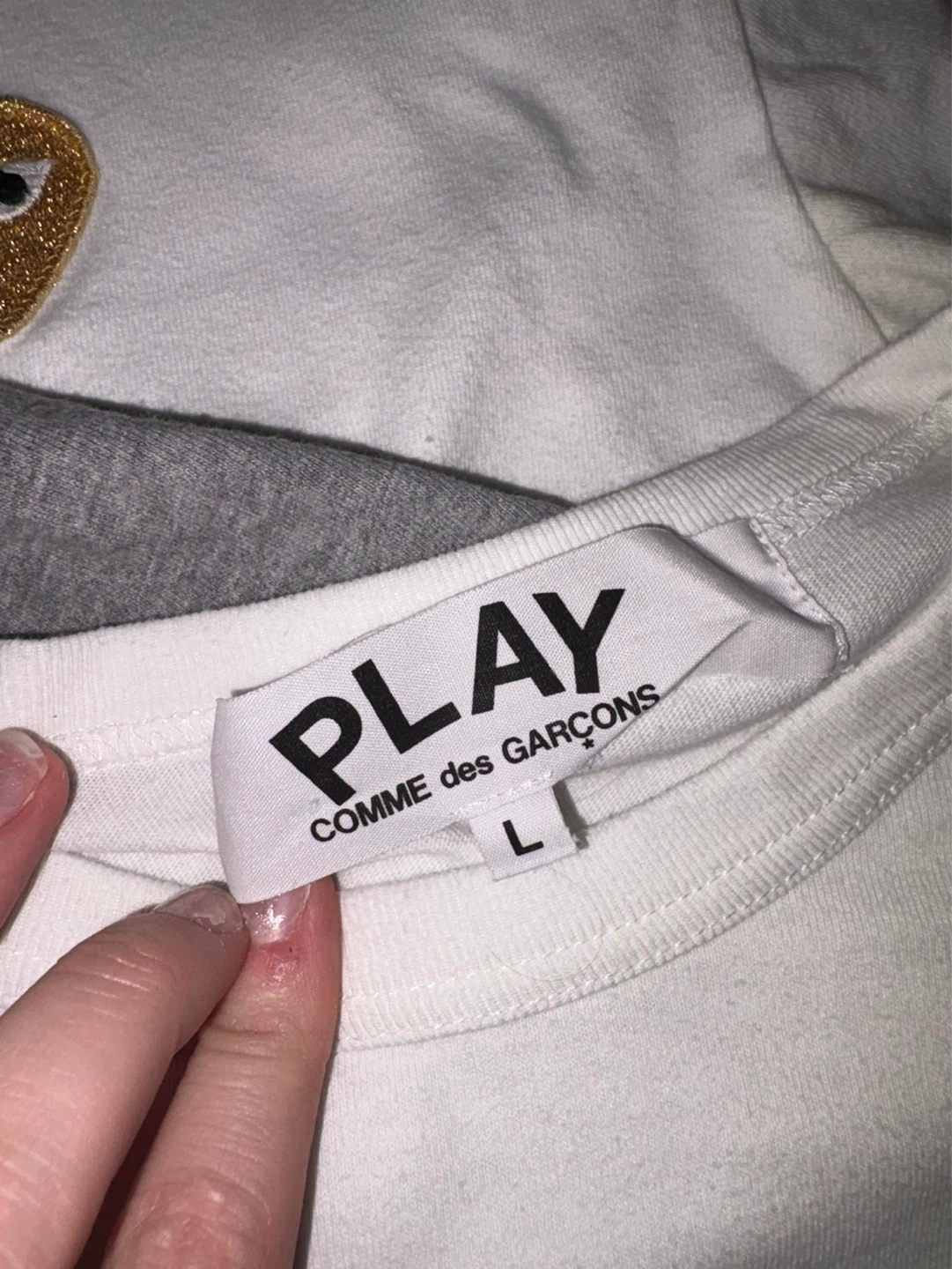 PLAY Comme des Garçons T-Shirts (Size L) - Bundle - photo 2