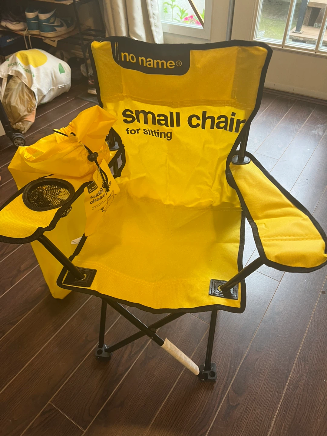 No Name Small Folding Chair for Sitting - Yellow - photo 2