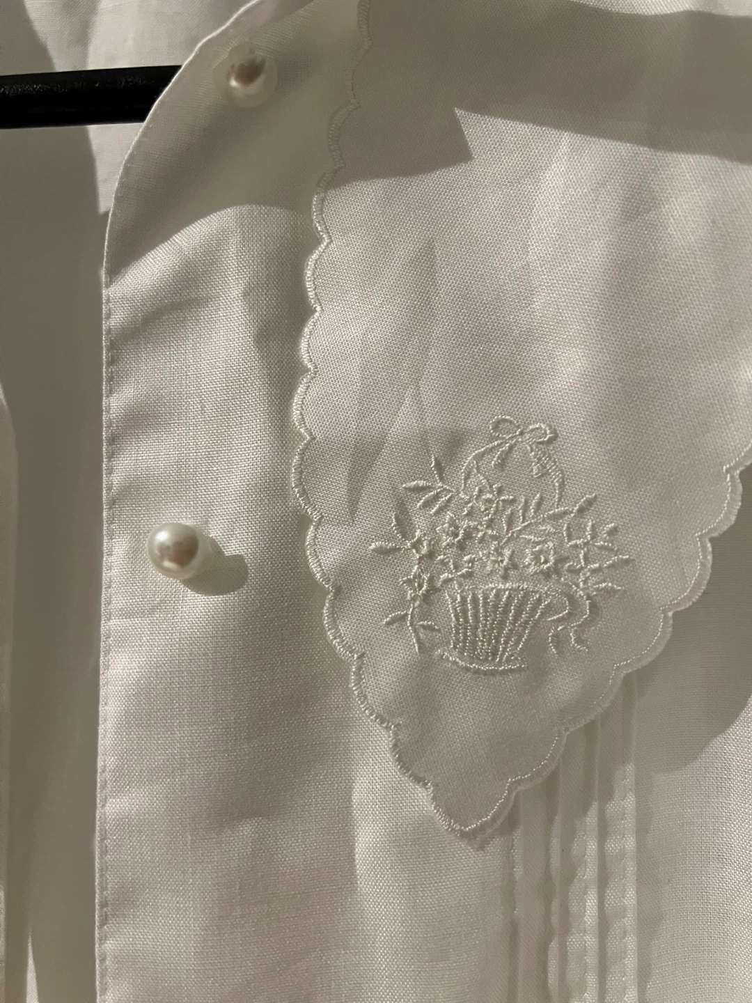 White Short Sleeve Blouse - photo 2