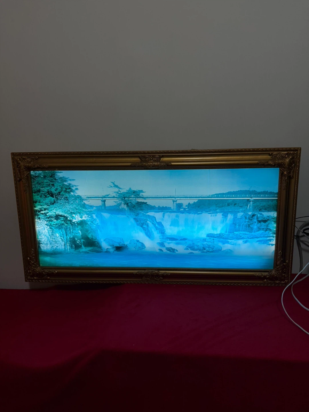 Vintage Light Up Waterfall