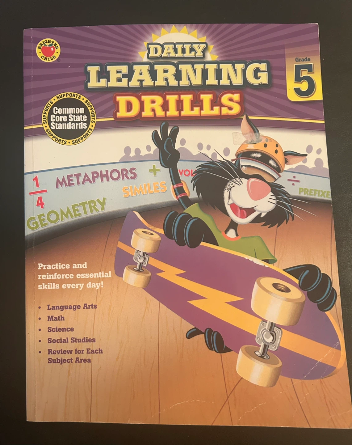 Brighter Child Daily Learning Drills Grade 5 Workbook