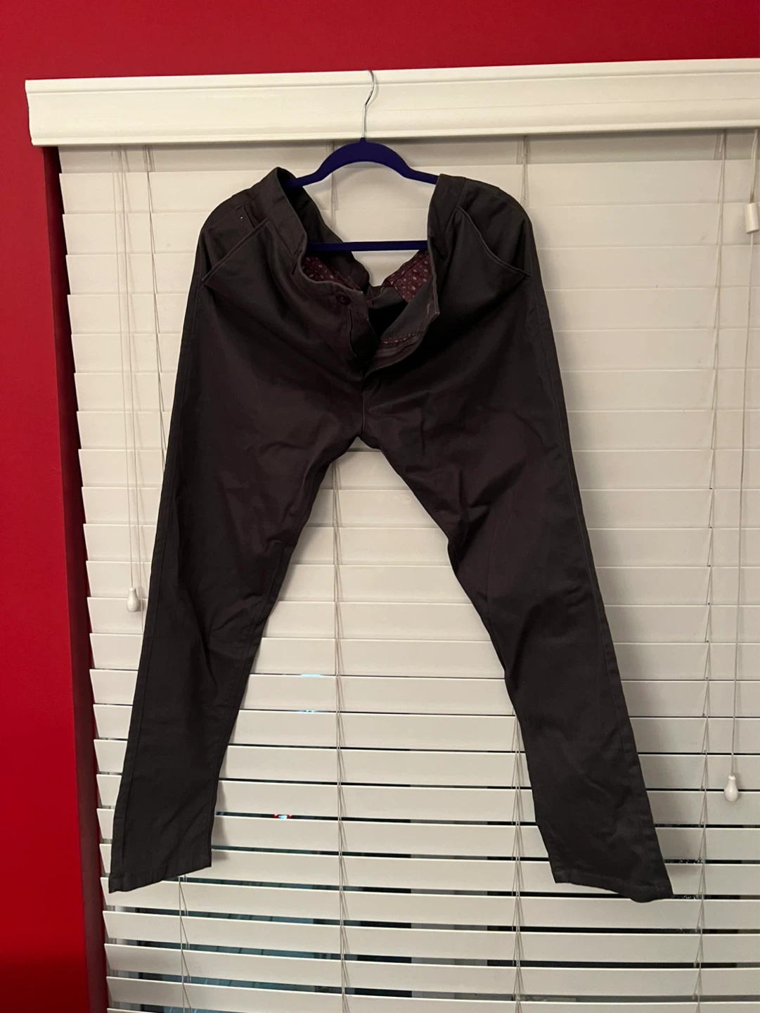 Men's Dark Grey Dress Pants