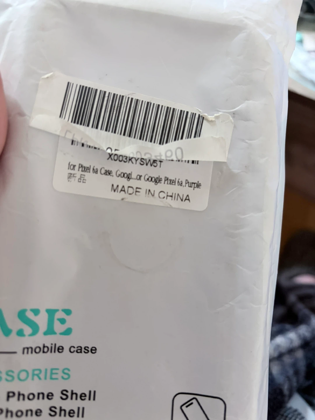 Purple Google Pixel 6a Case with Ring Kickstand - photo 2