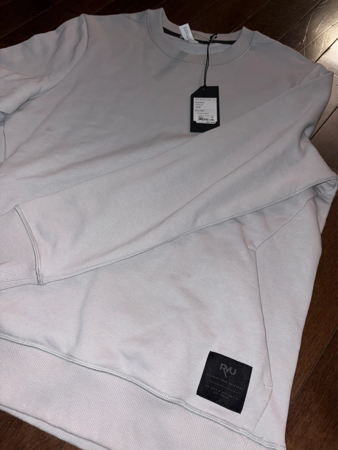 RYU Tera Crew Platinum Sweatshirt M/M