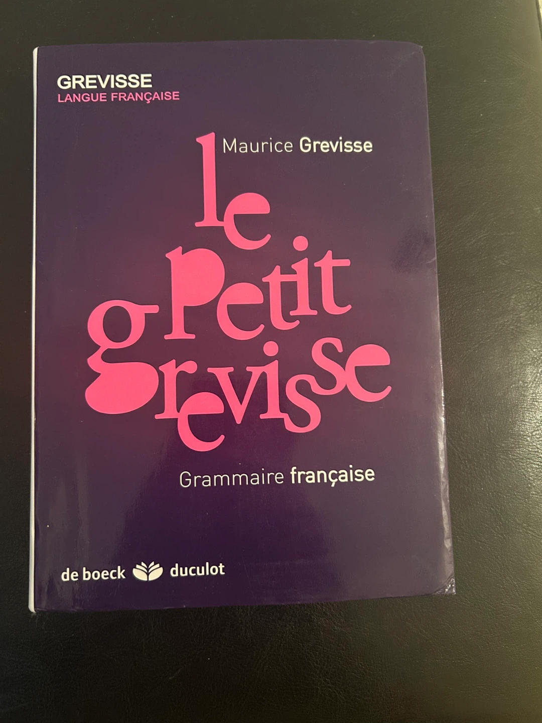 Le Petit Grevisse - Grammaire française