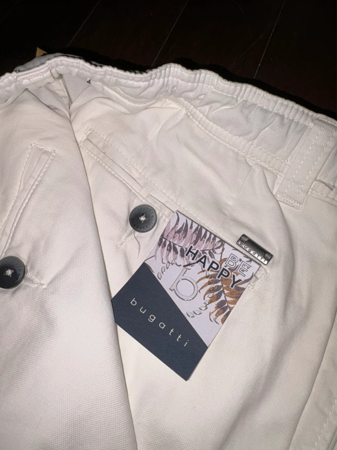 BNWT Bugatti White Chinos - Size 10 - photo 3