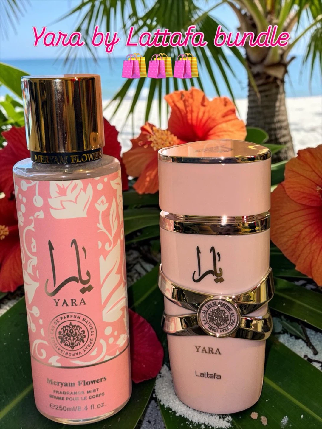 Lattafa Yara Meryam Flowers Fragrance Mist Bundle
