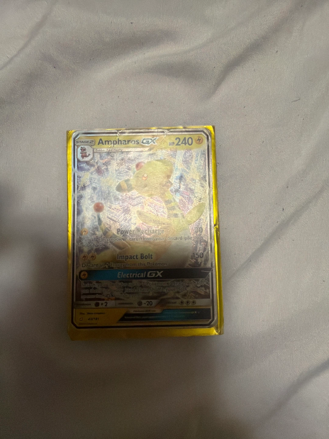 Ampharos GX Pokémon Card