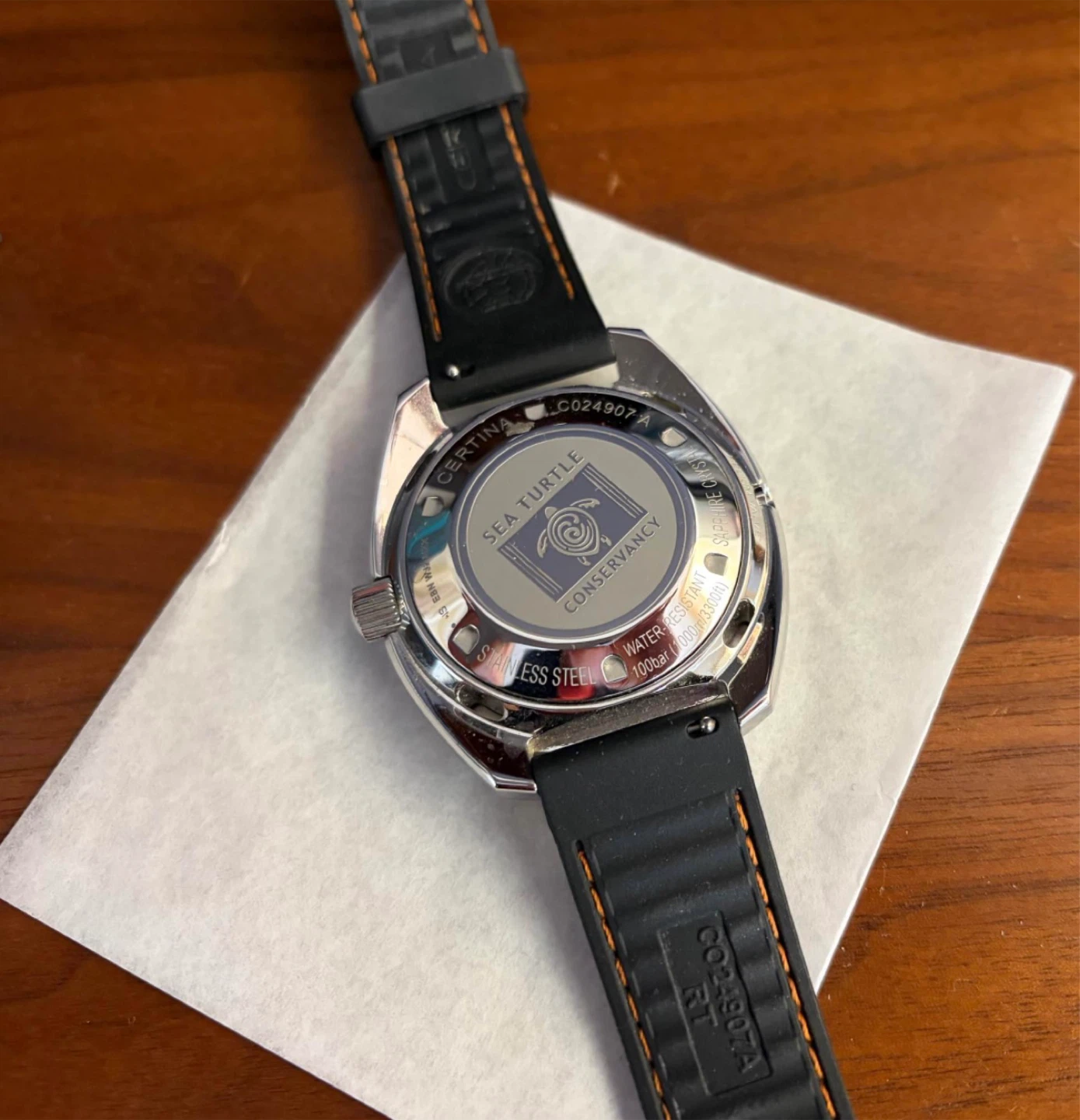Certina DS Super PH1000M Sea Turtle Automatic Dive Watch 1000m - photo 4