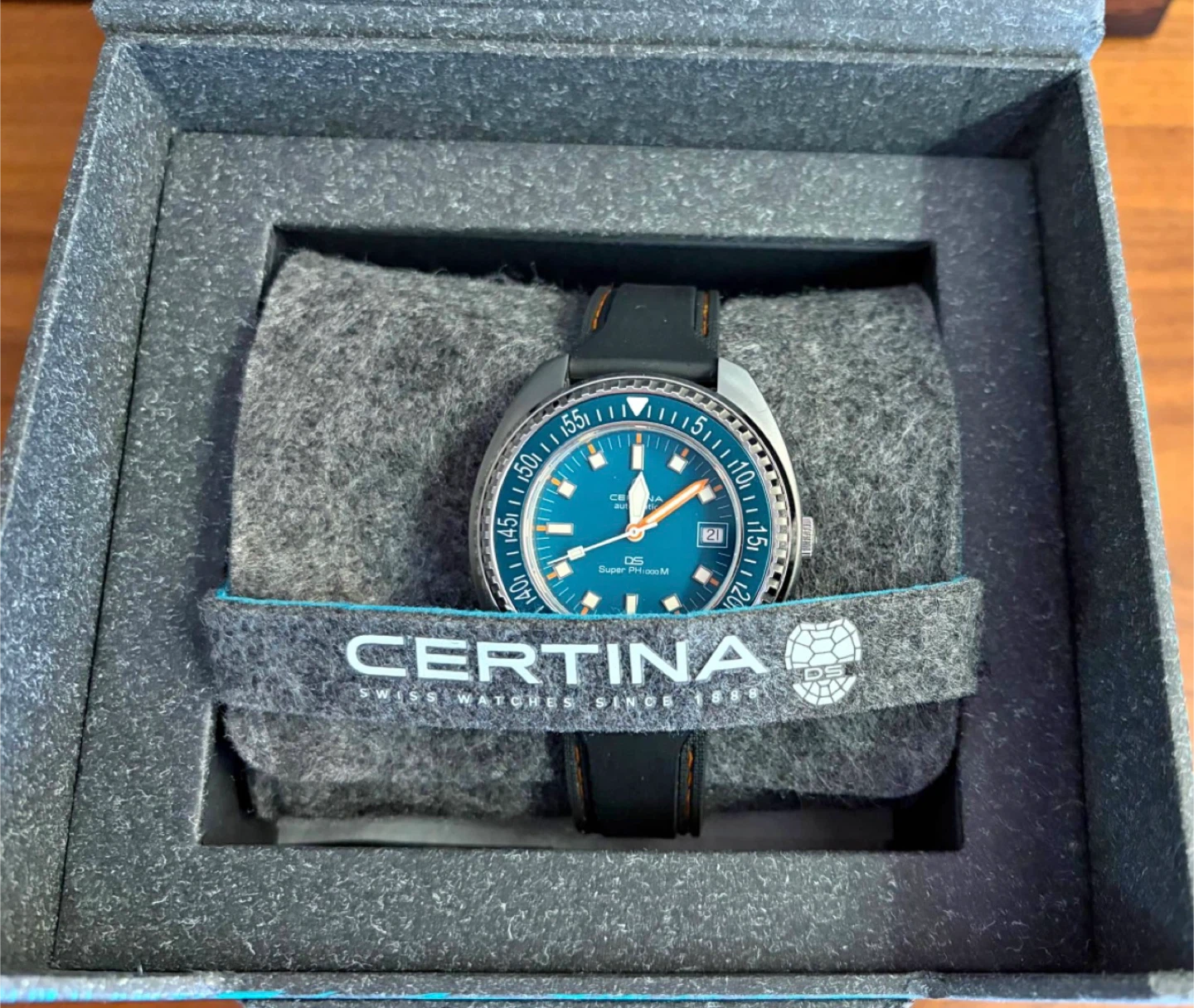 Certina DS Super PH1000M Sea Turtle Automatic Dive Watch 1000m - photo 2