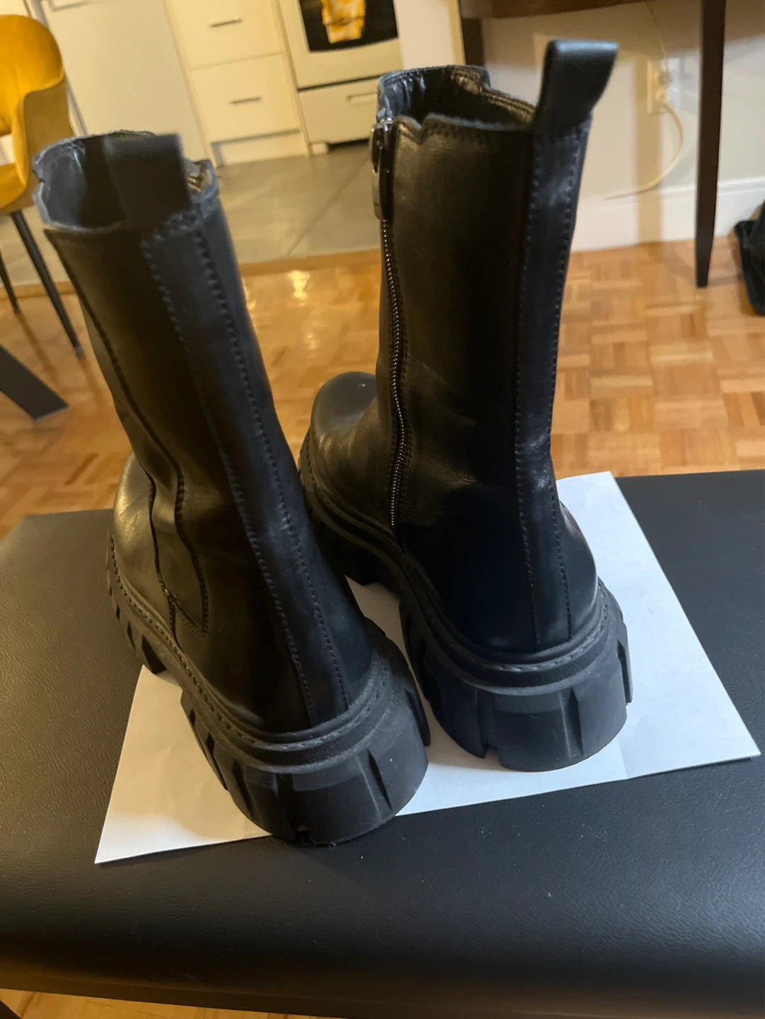 Black Platform Boots - photo 4