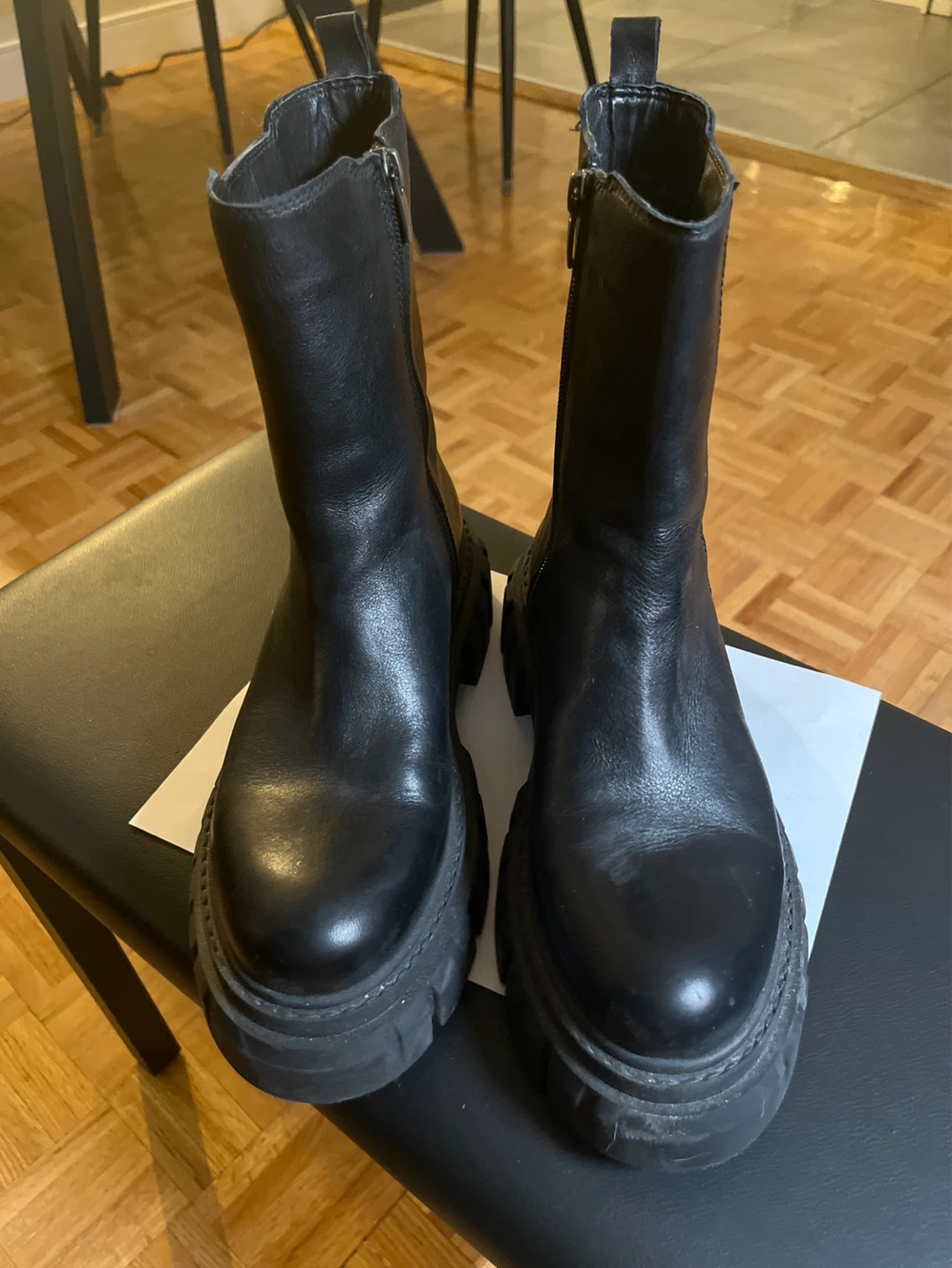 Black Platform Boots - photo 2
