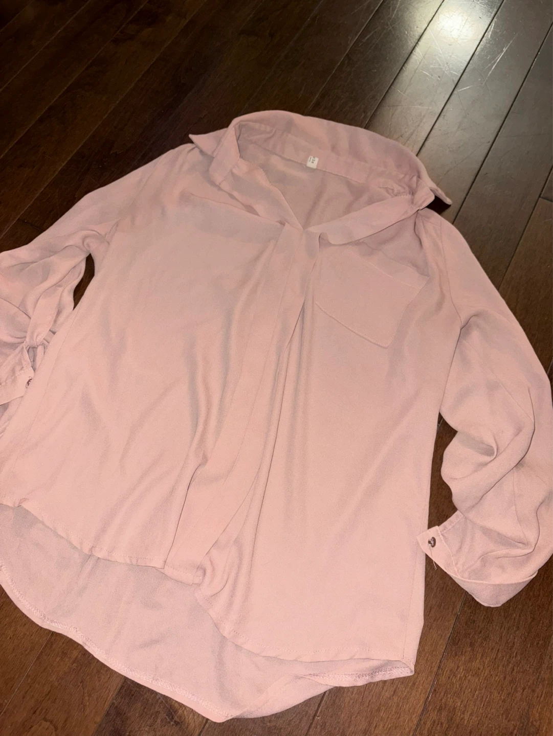 Pink Button-Up Shirt