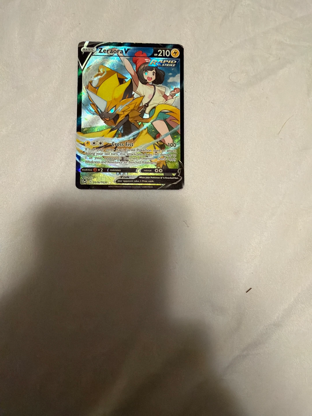 Pokemon TCG Zeraora V Card
