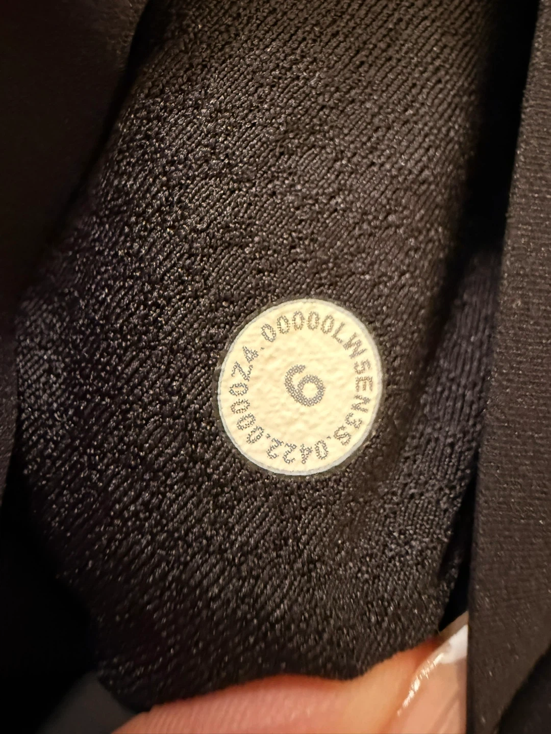 Lululemon Black Mesh Panel Leggings Full Length Size 6 - photo 3