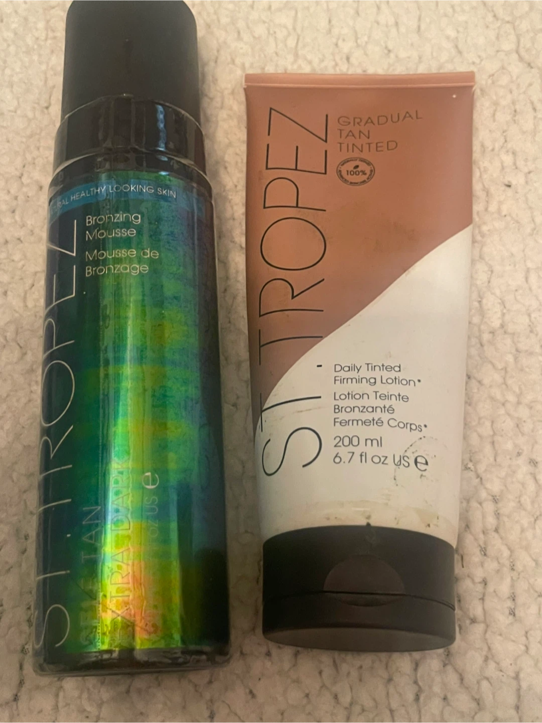 Self Tan Extra Dark Mousse & Gradual Tan Tinted Firming Lotion