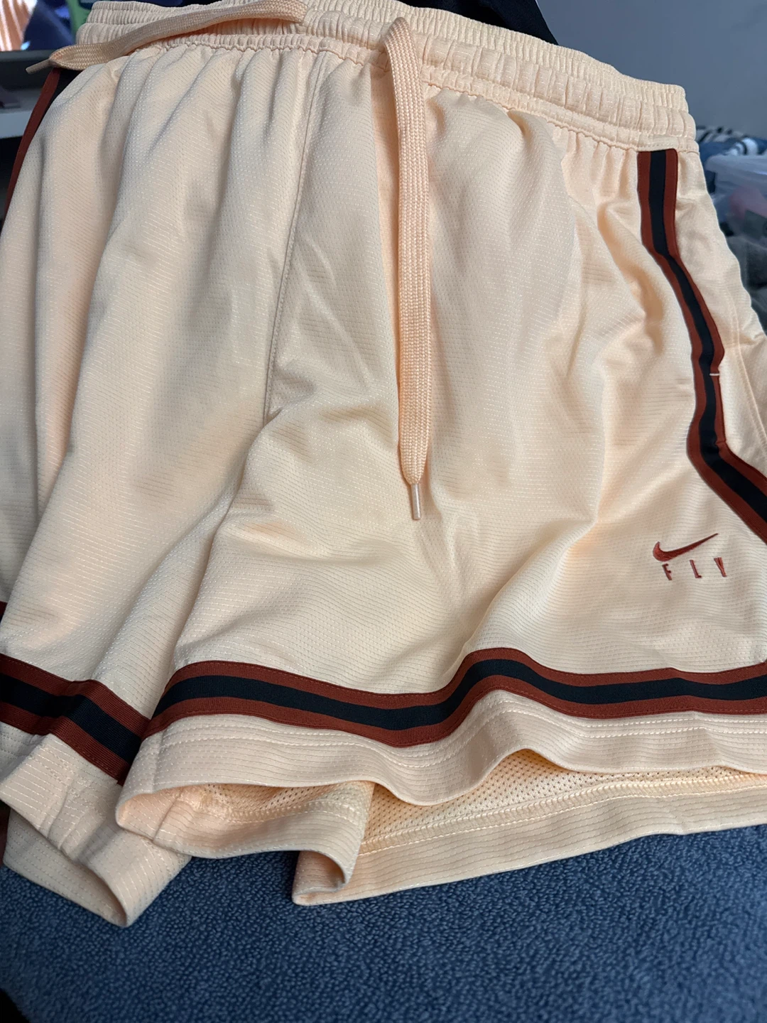 Nike Dri-FIT Basketball Shorts Peach - photo 3