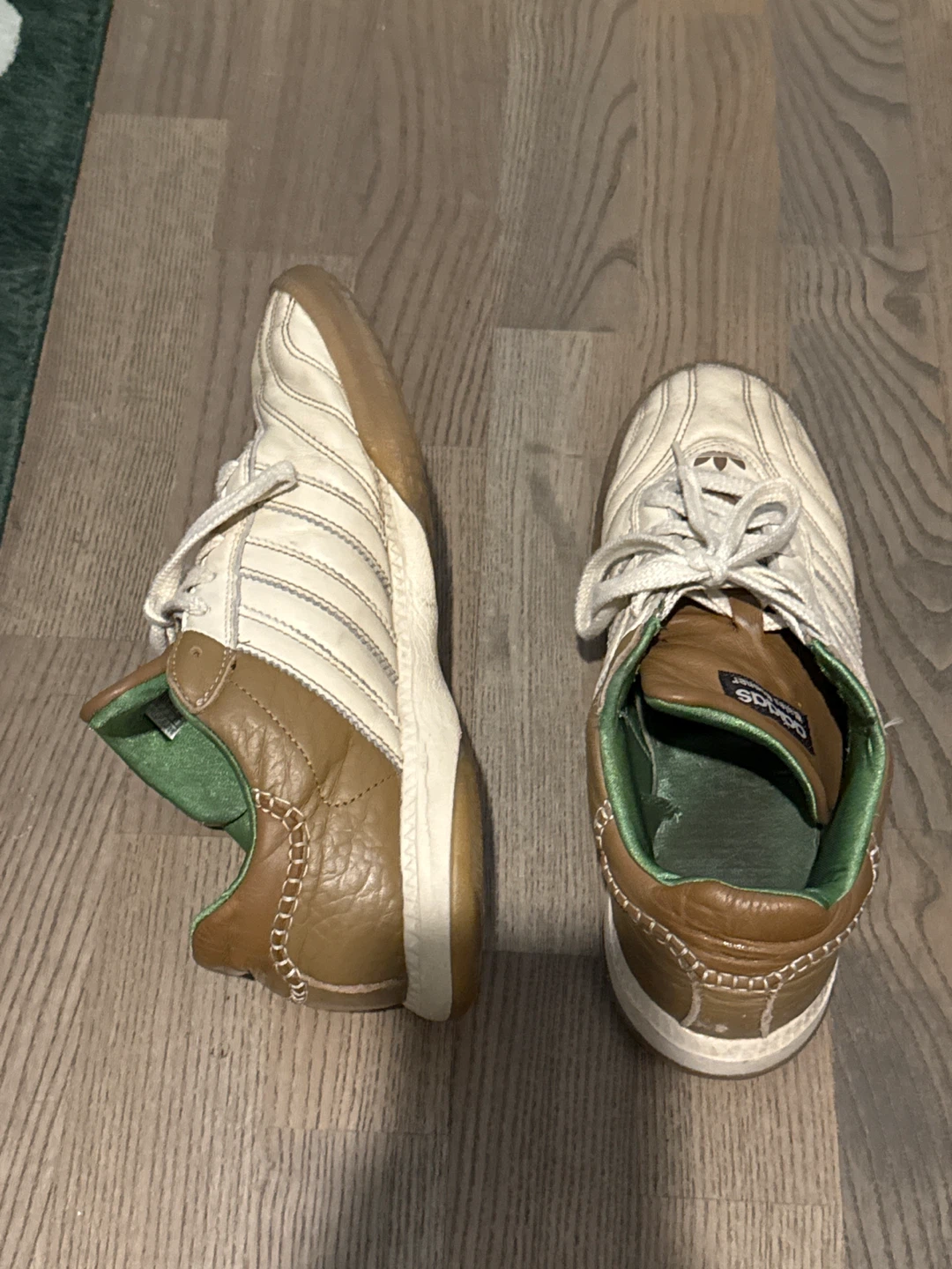 Adidas × Wales Bonner Cream & Brown Samba Sneakers - photo 2