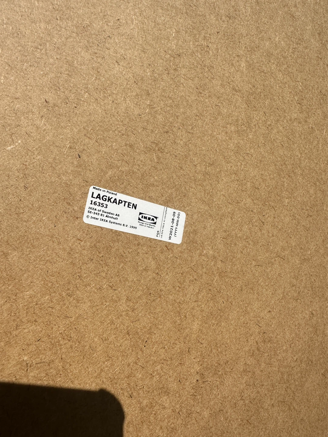 IKEA ADILS LAGKAPTEN Table Top and Legs Set - photo 3