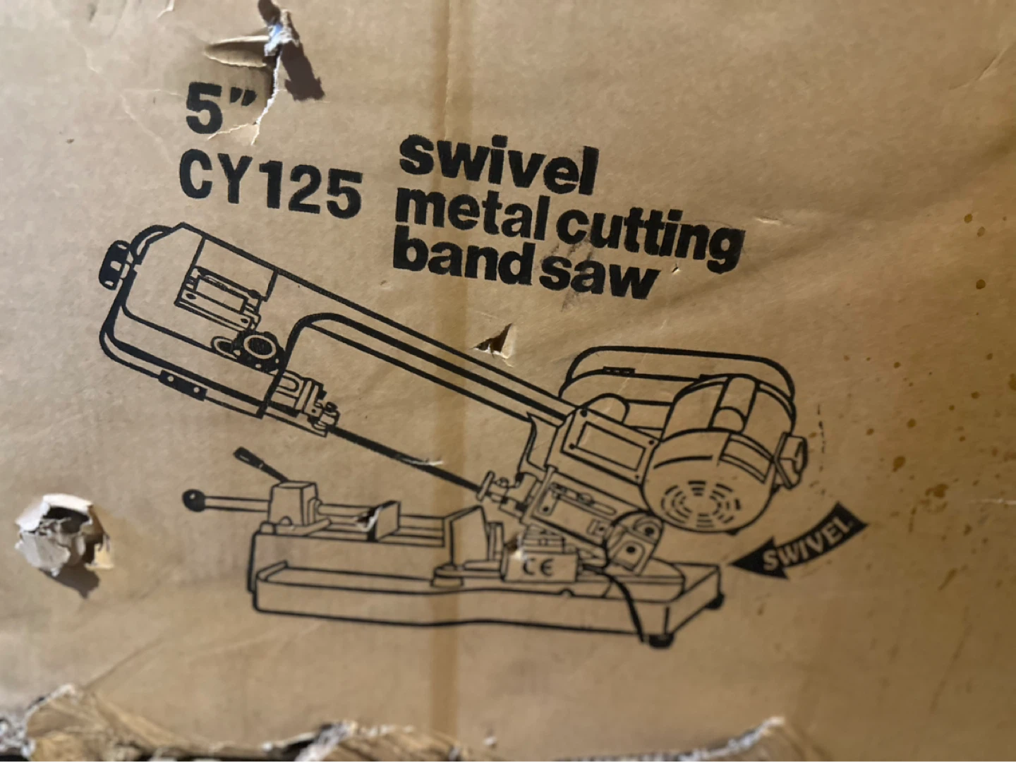 5" Metal Cutting Band Saw CY125