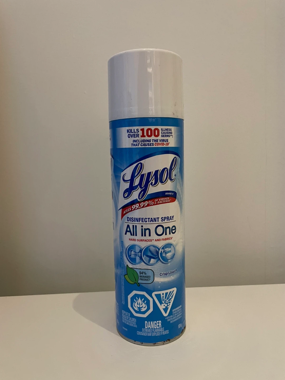 Lysol All-in-One Disinfectant Spray - Crisp Linen