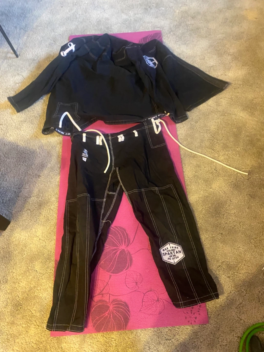 War Tribe Spartan Jiu Jitsu Gi - Black