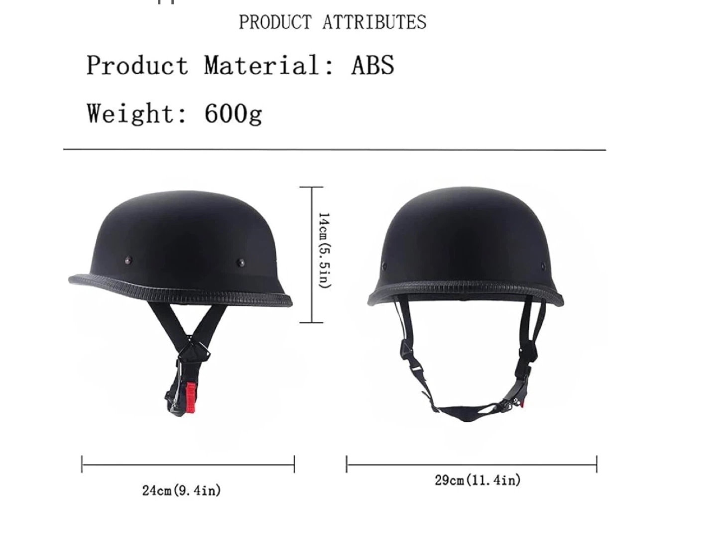 TXXFWJ German Style Motorcycle Half Helmet - photo 2