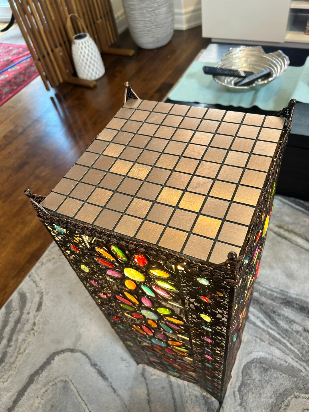 Moroccan  Lantern Lamp table - photo 3
