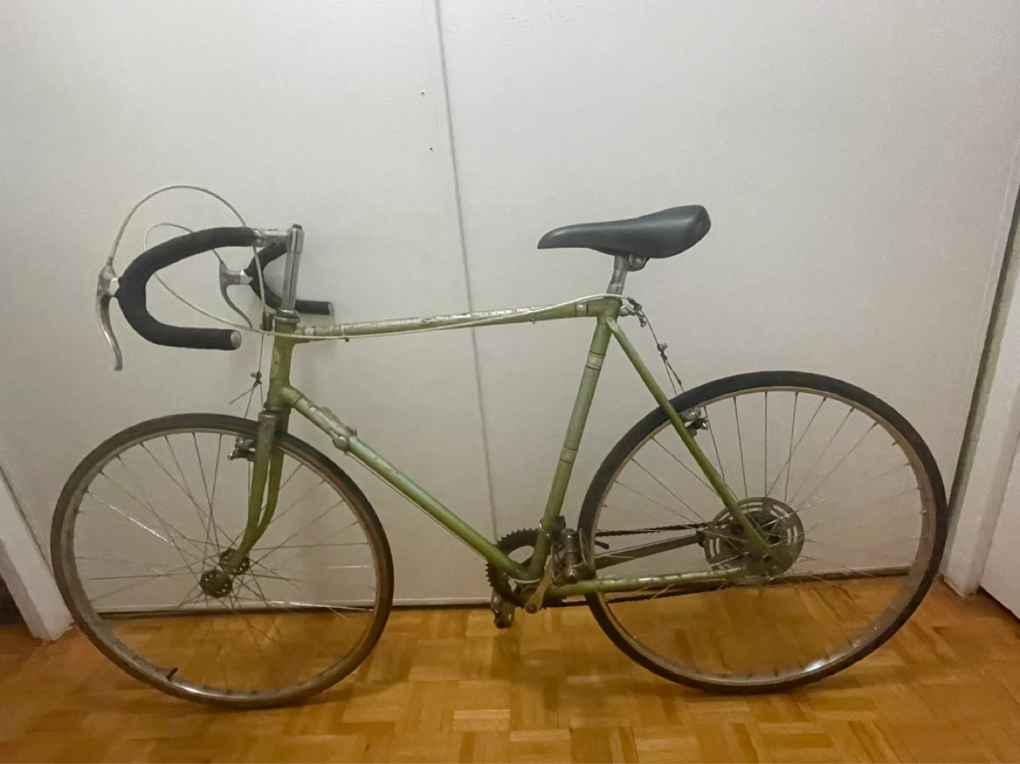 Vintage Green Road Bicycle
