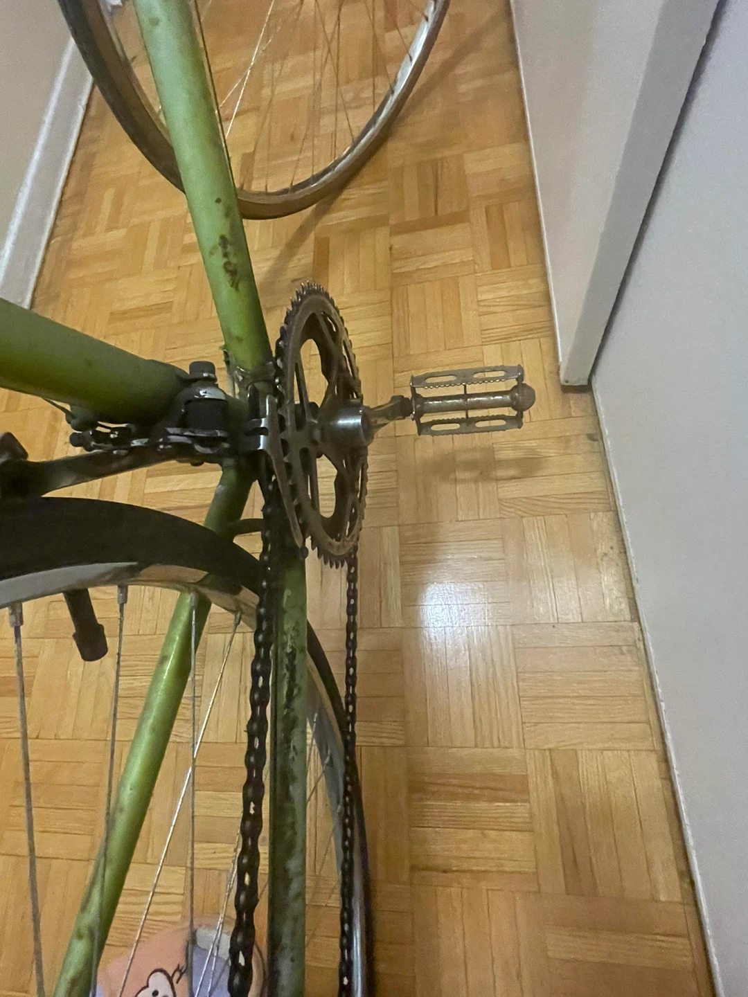 Vintage Green Road Bicycle - photo 5