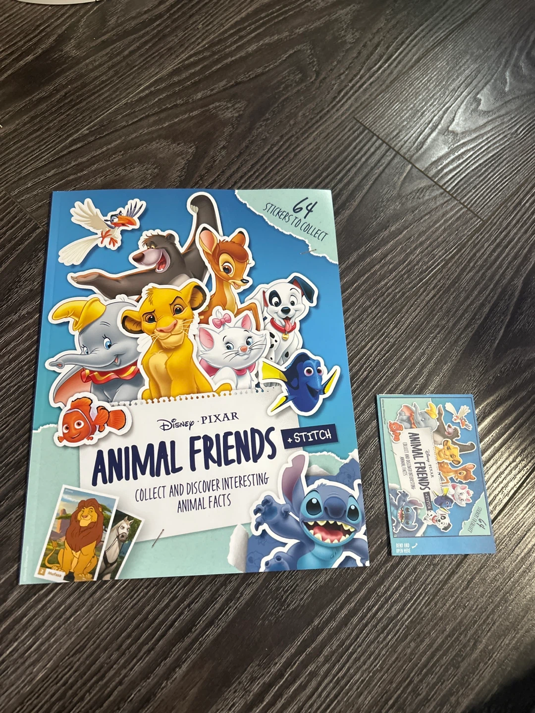 Disney Pixar Animal Friends Collectible Sticker Book