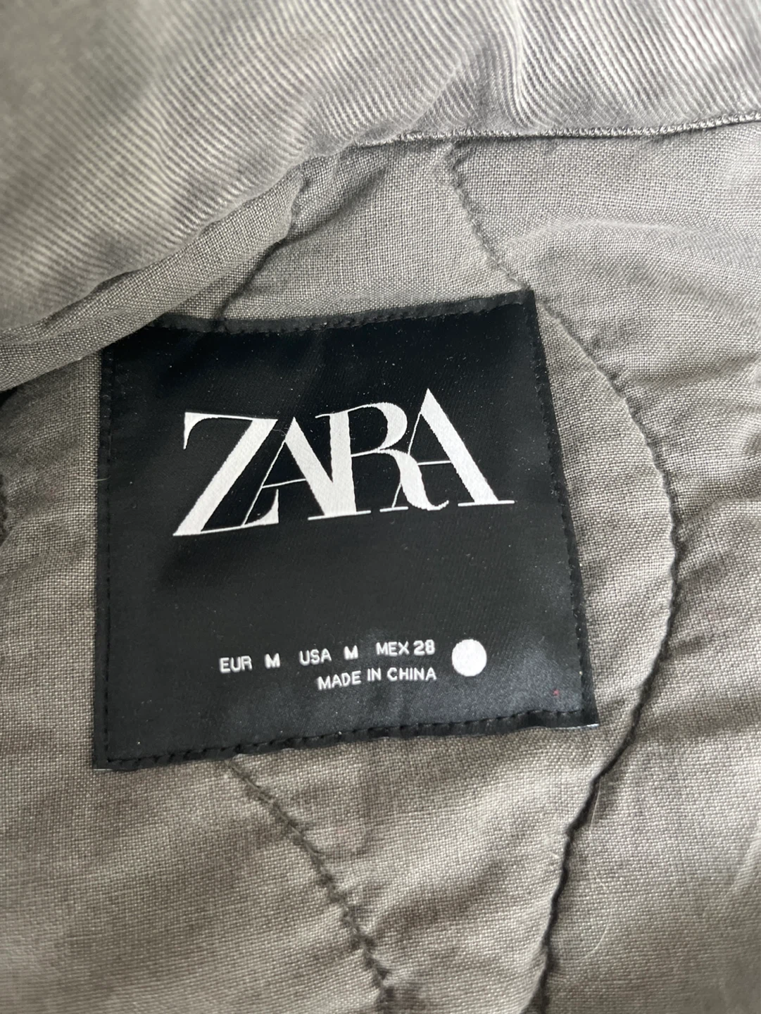 Zara Quilted Jacket - Size M - photo 3