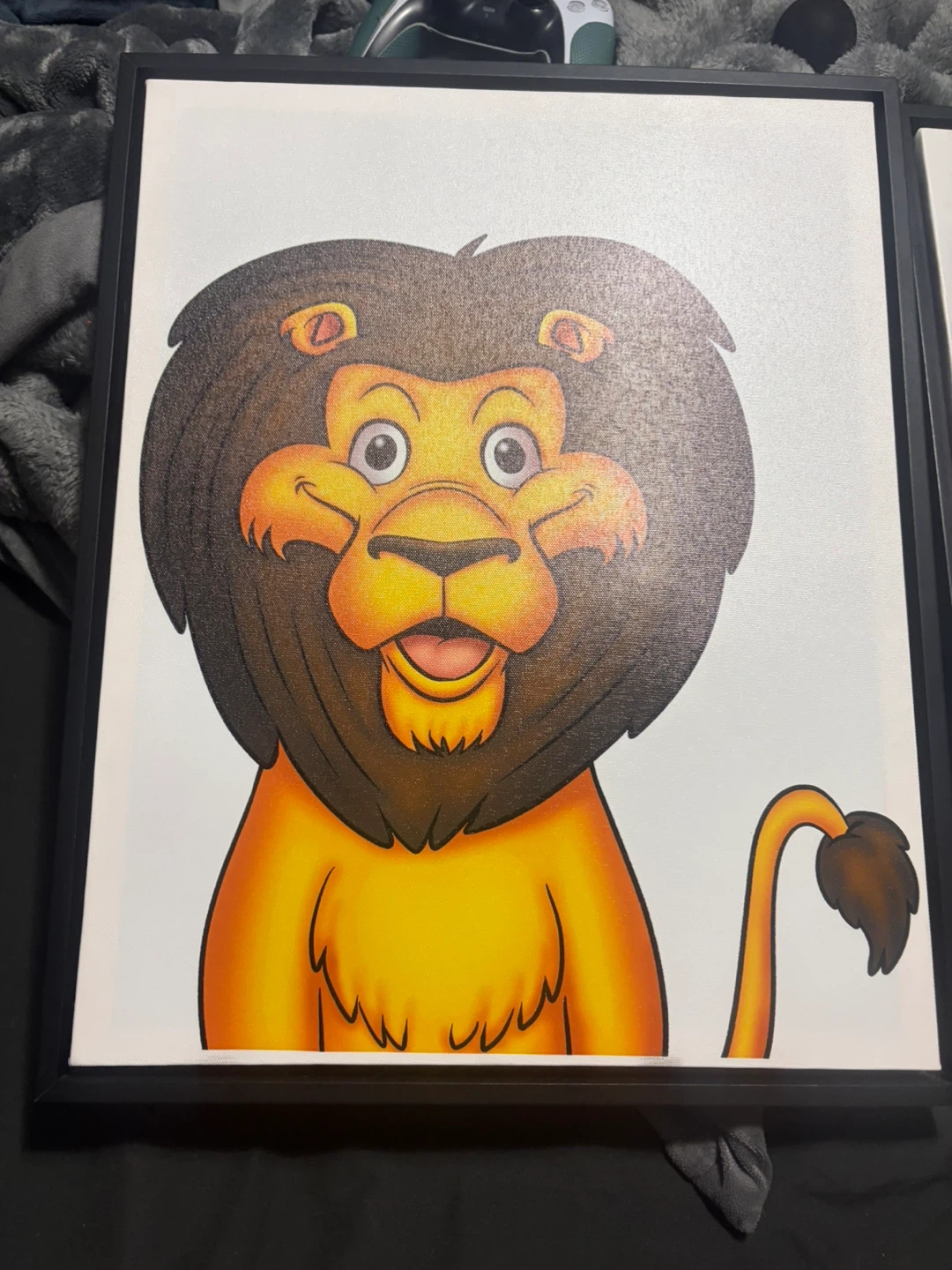 Set of 2 Framed Canvas Wall Art - Monkey and Lion - photo 4