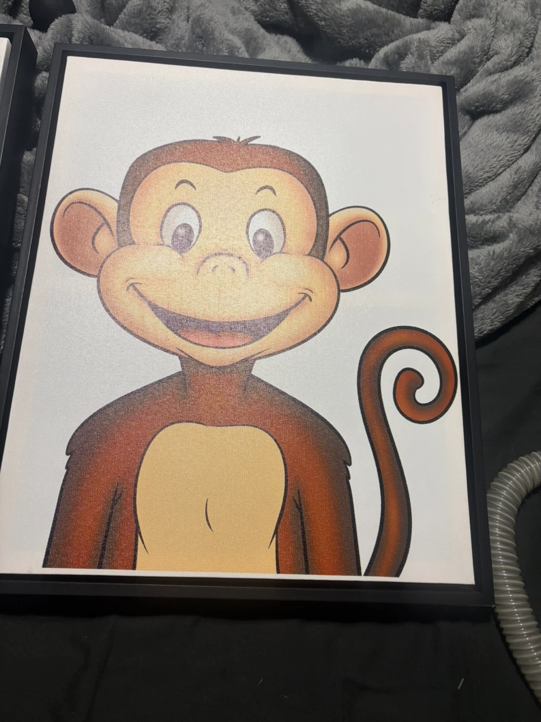 Set of 2 Framed Canvas Wall Art - Monkey and Lion - photo 3