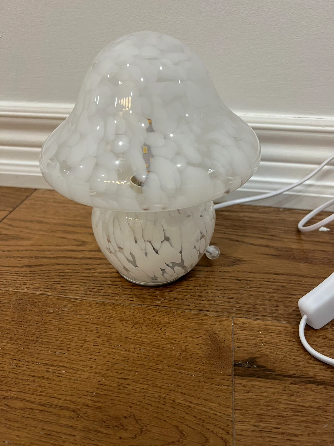 Mushroom Glass Table Lamp