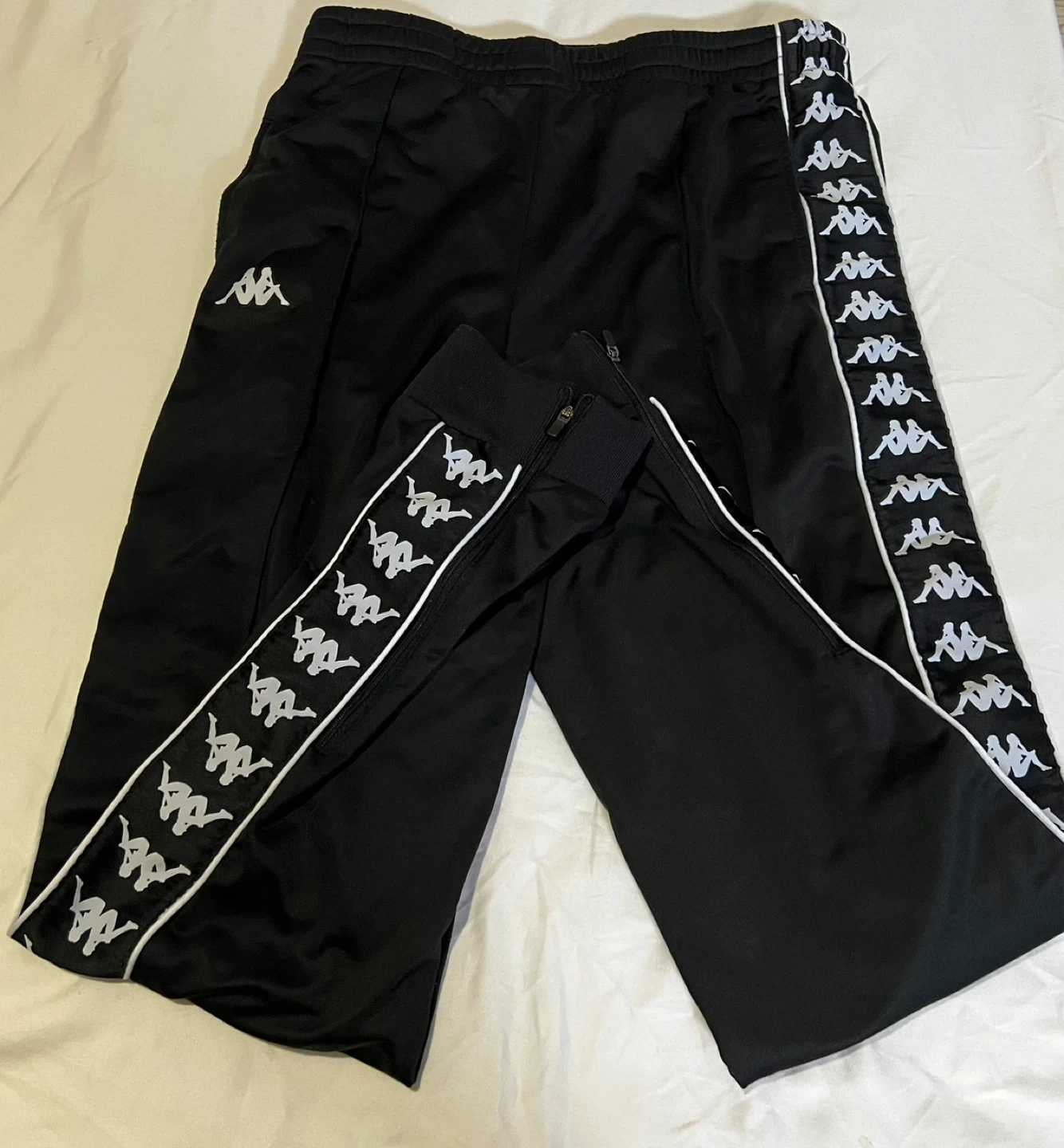 Kappa Track Pants Black Medium