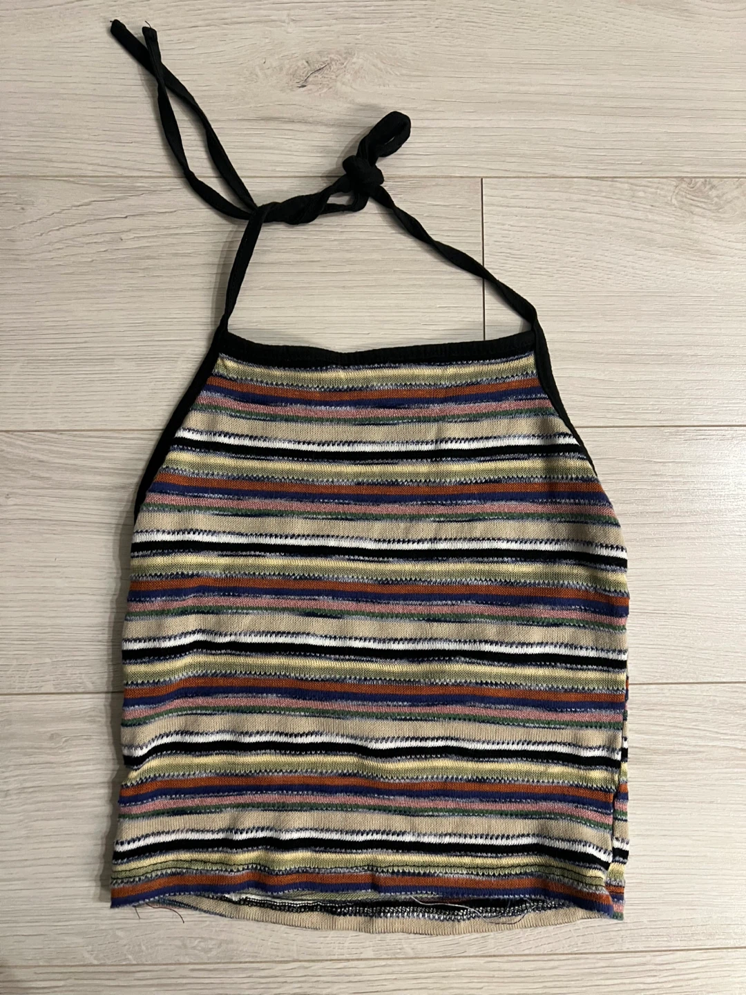 Striped Halter Top