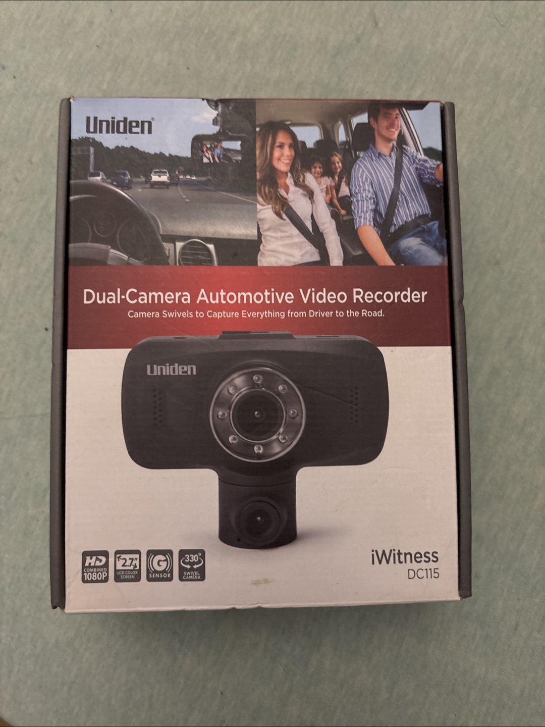 Uniden iWitness DC115 Dual-Camera Automotive Video Recorder