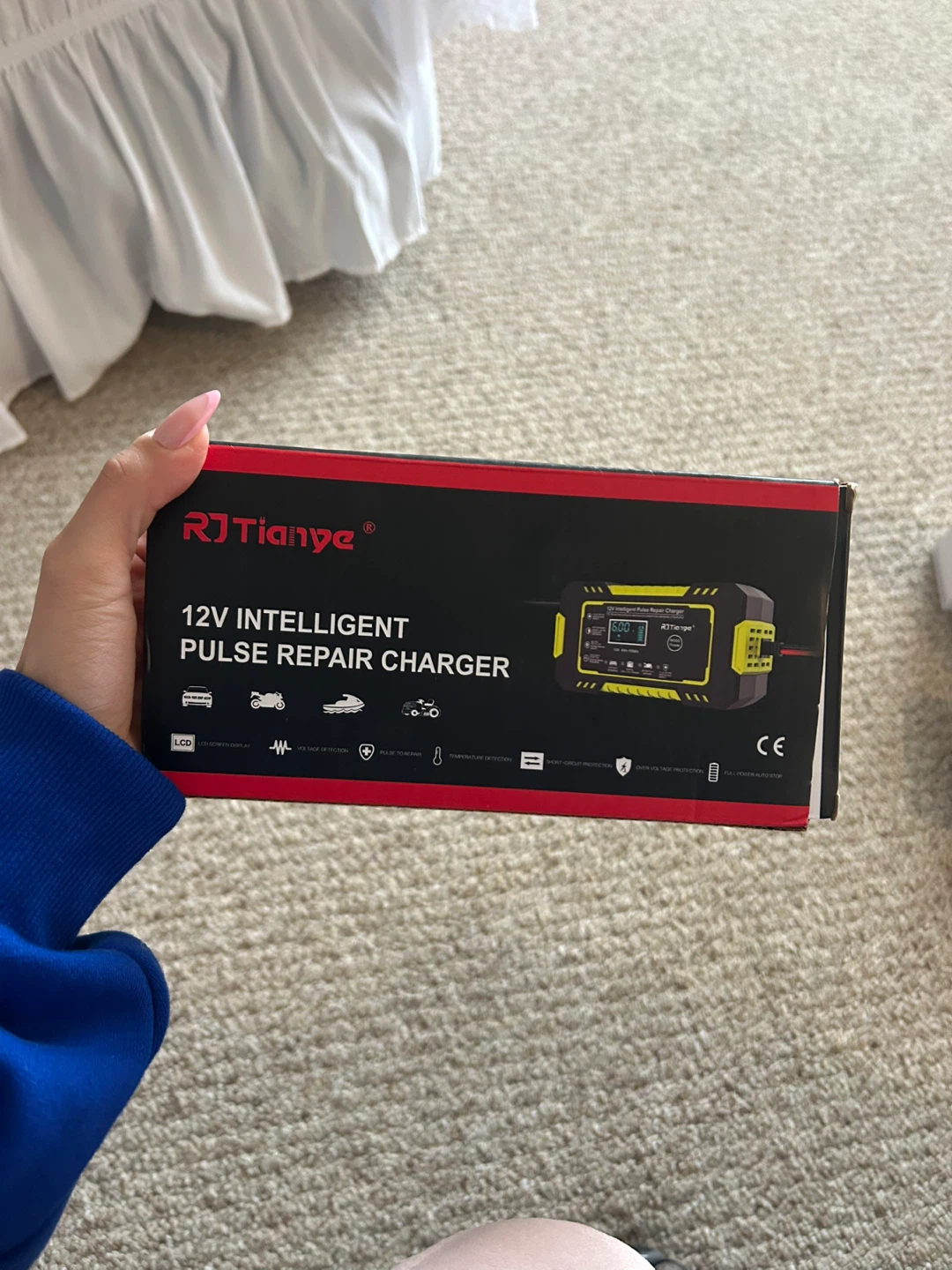RJ Tianye 12V Intelligent Pulse Repair Charger