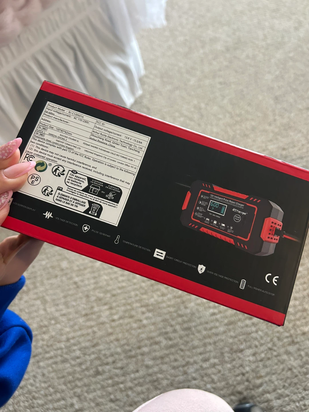 RJ Tianye 12V Intelligent Pulse Repair Charger - photo 3