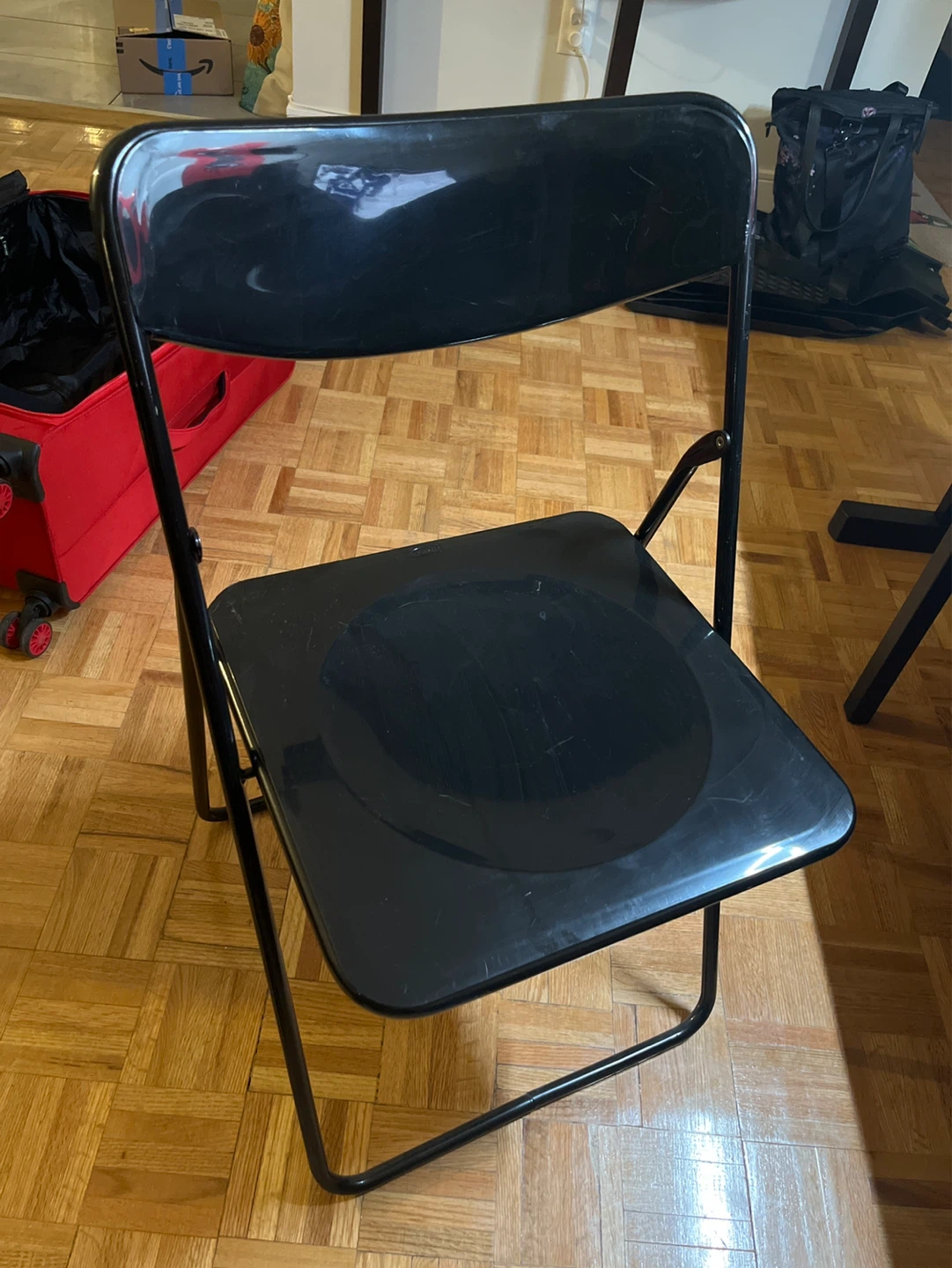 Black Folding Chairs - set of 4