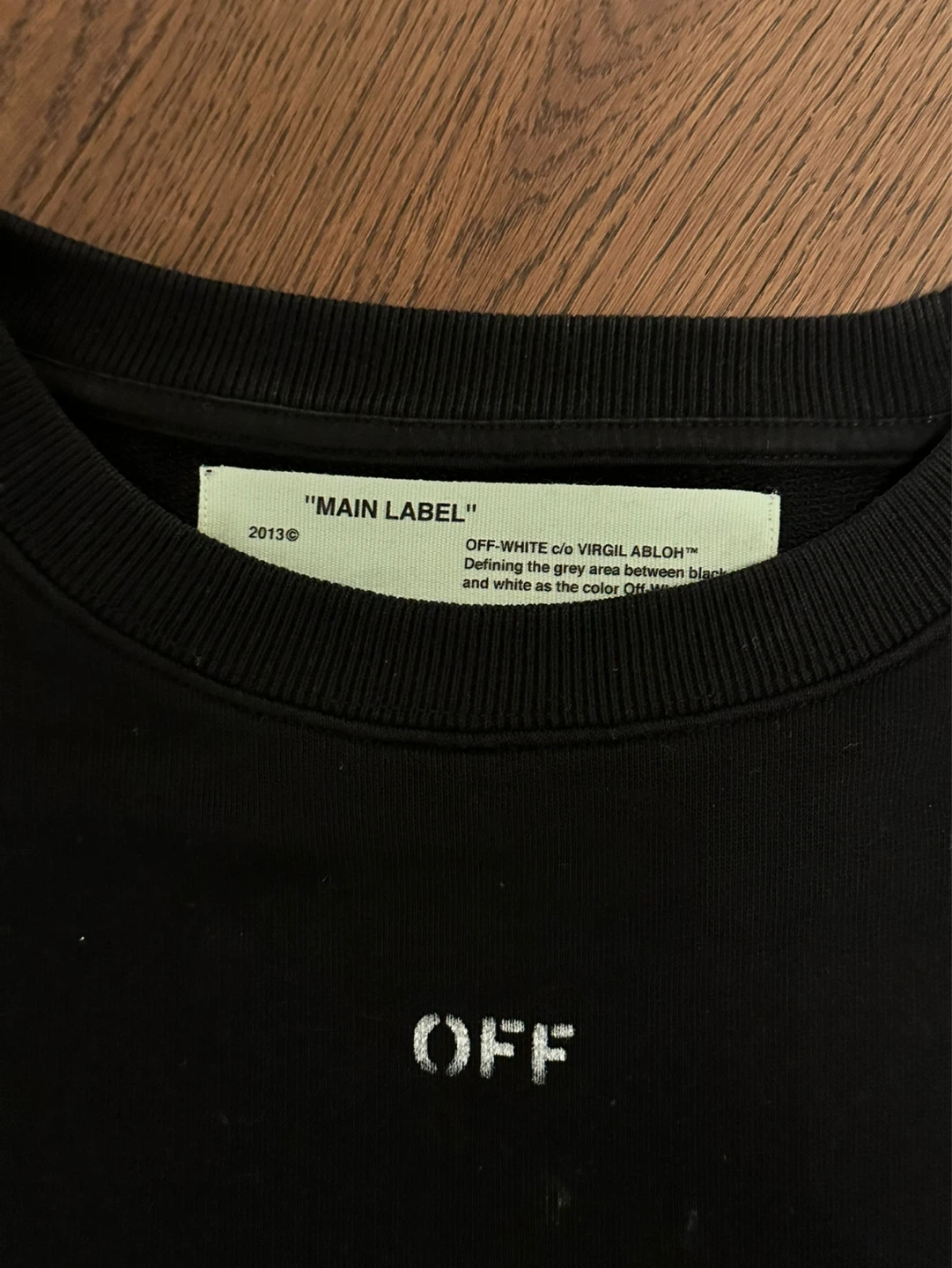 OFF WHITE "Seeing Things" Sweatshirt - photo 3