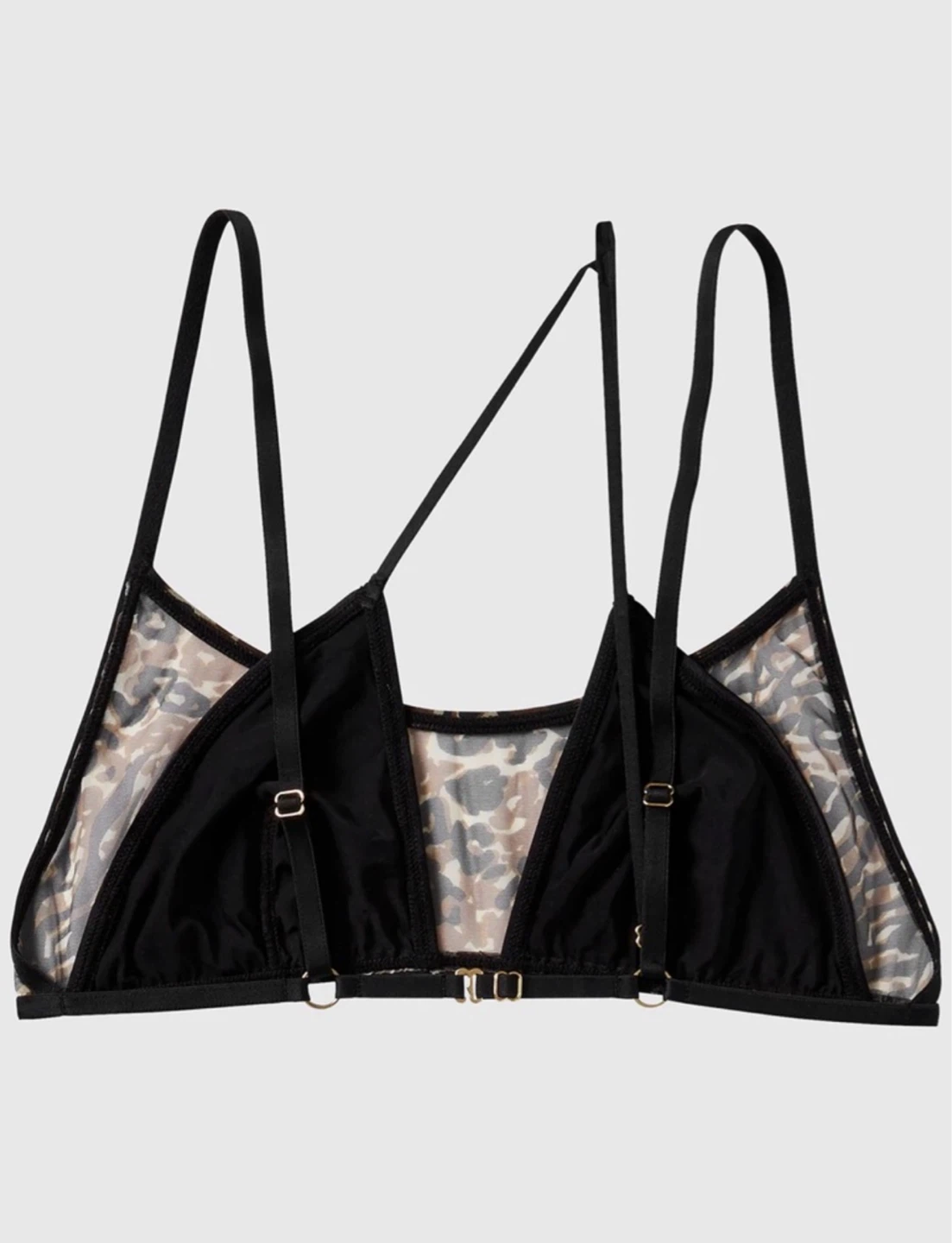 BNWT La Senza Animal Print Layered Unlined Bra - Size Medium - photo 3